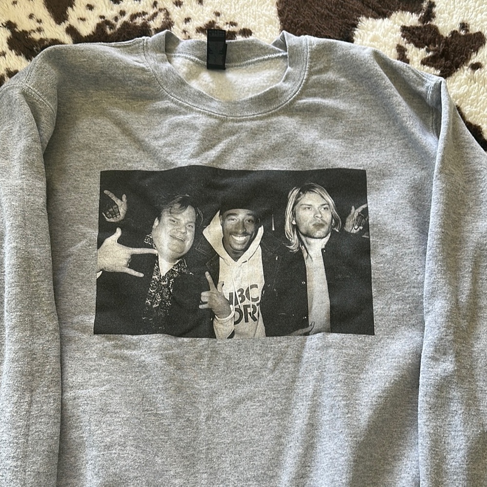 Gildan Gray Crewneck Sweater Classic Style